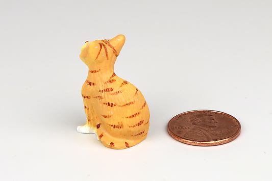 Sitting Orange Cat