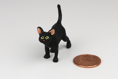 Standing Black Cat