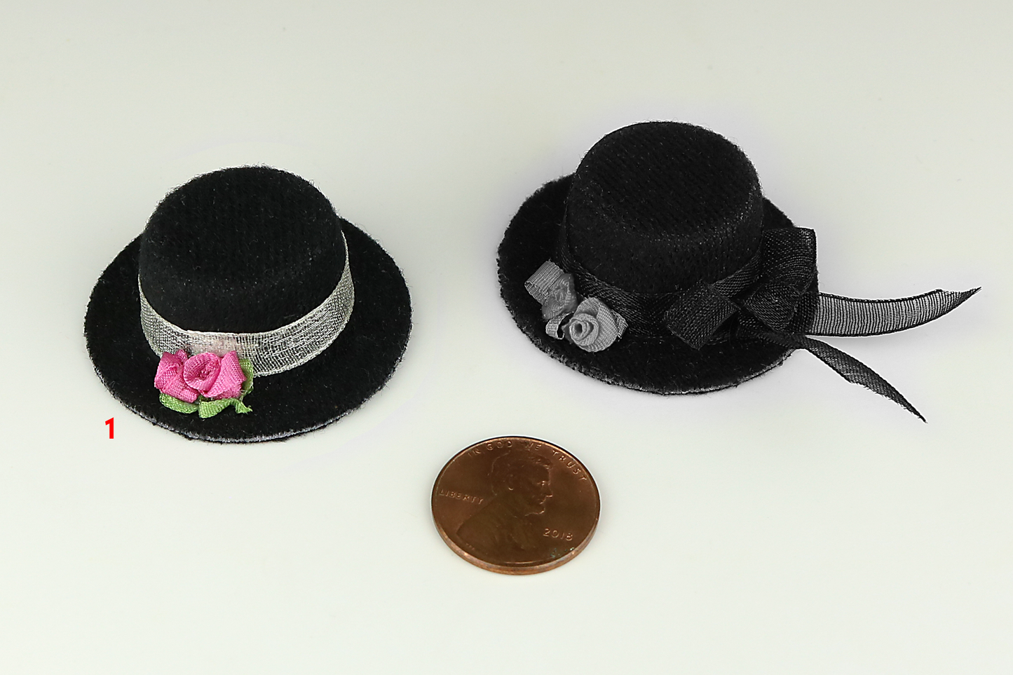 Fancy Black Felted Ladies' Hat