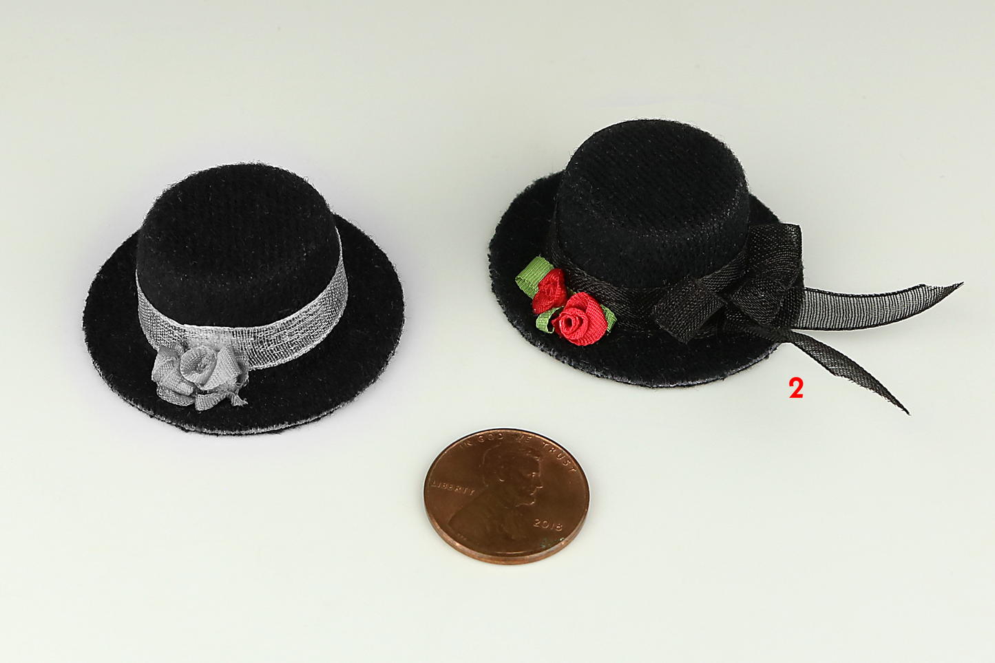 Fancy Black Felted Ladies' Hat