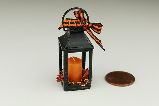 Autumnal Lantern in Black
