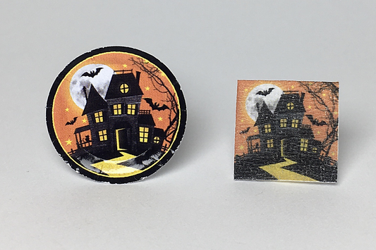 Haunted House Paper Plates & Napkins Set