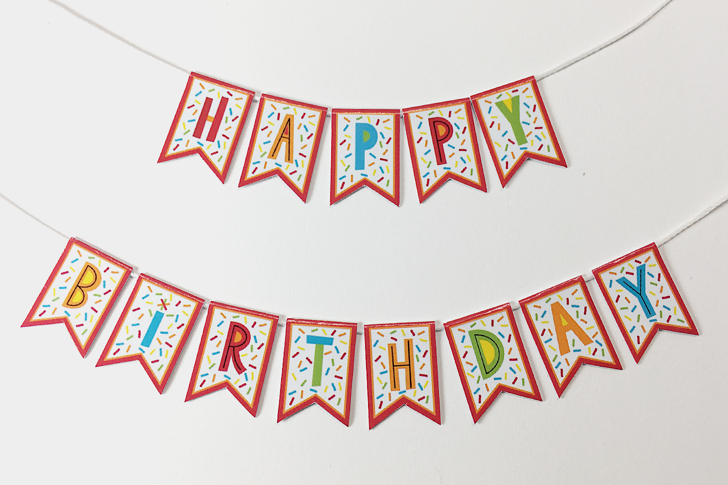 Birthday Confetti Banner
