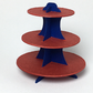 Cupcake Stand Kit in Red and Blue