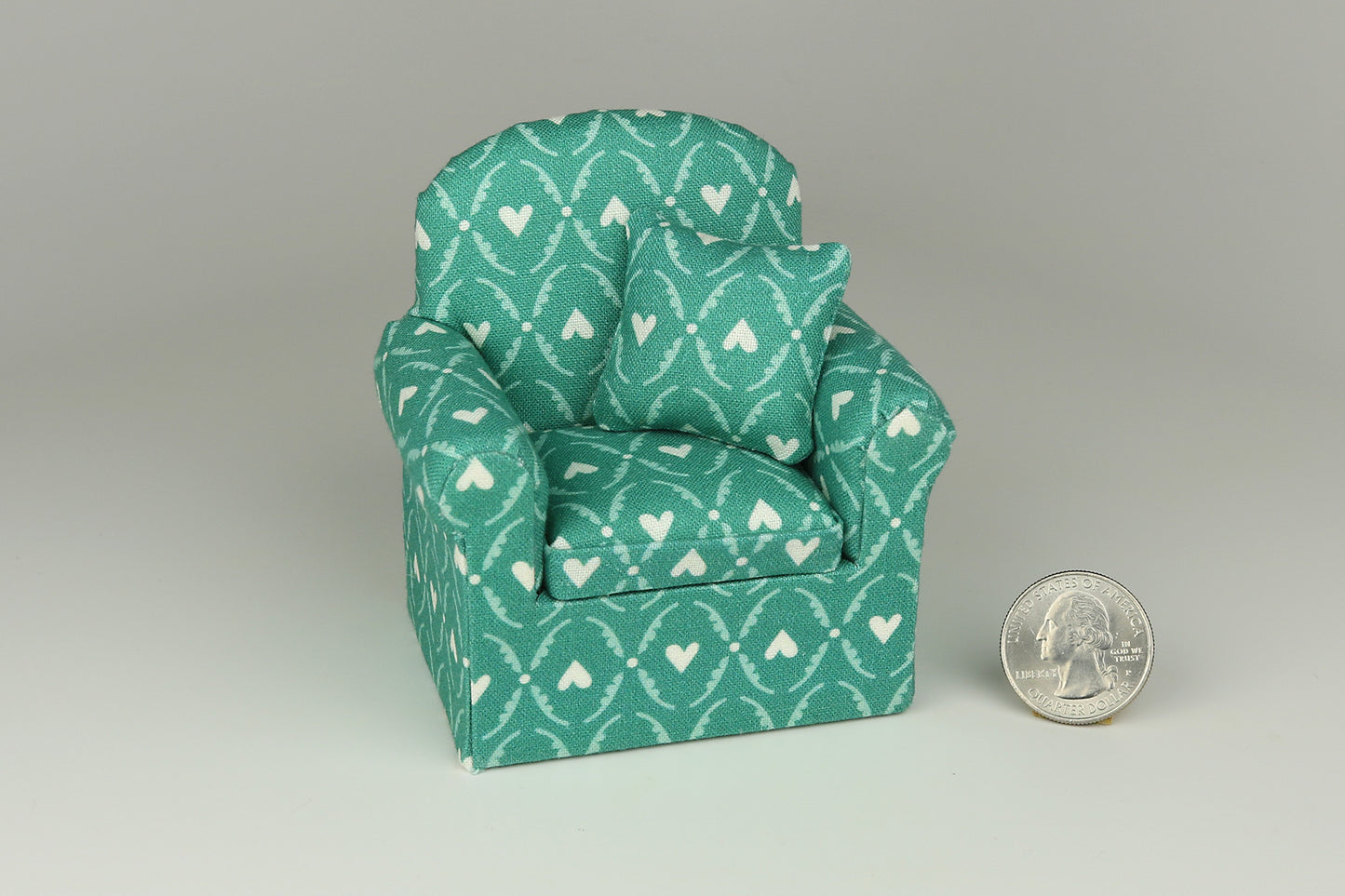 Turquoise Flutter Love Armchair