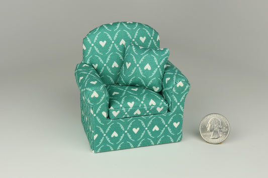 Turquoise Flutter Love Armchair