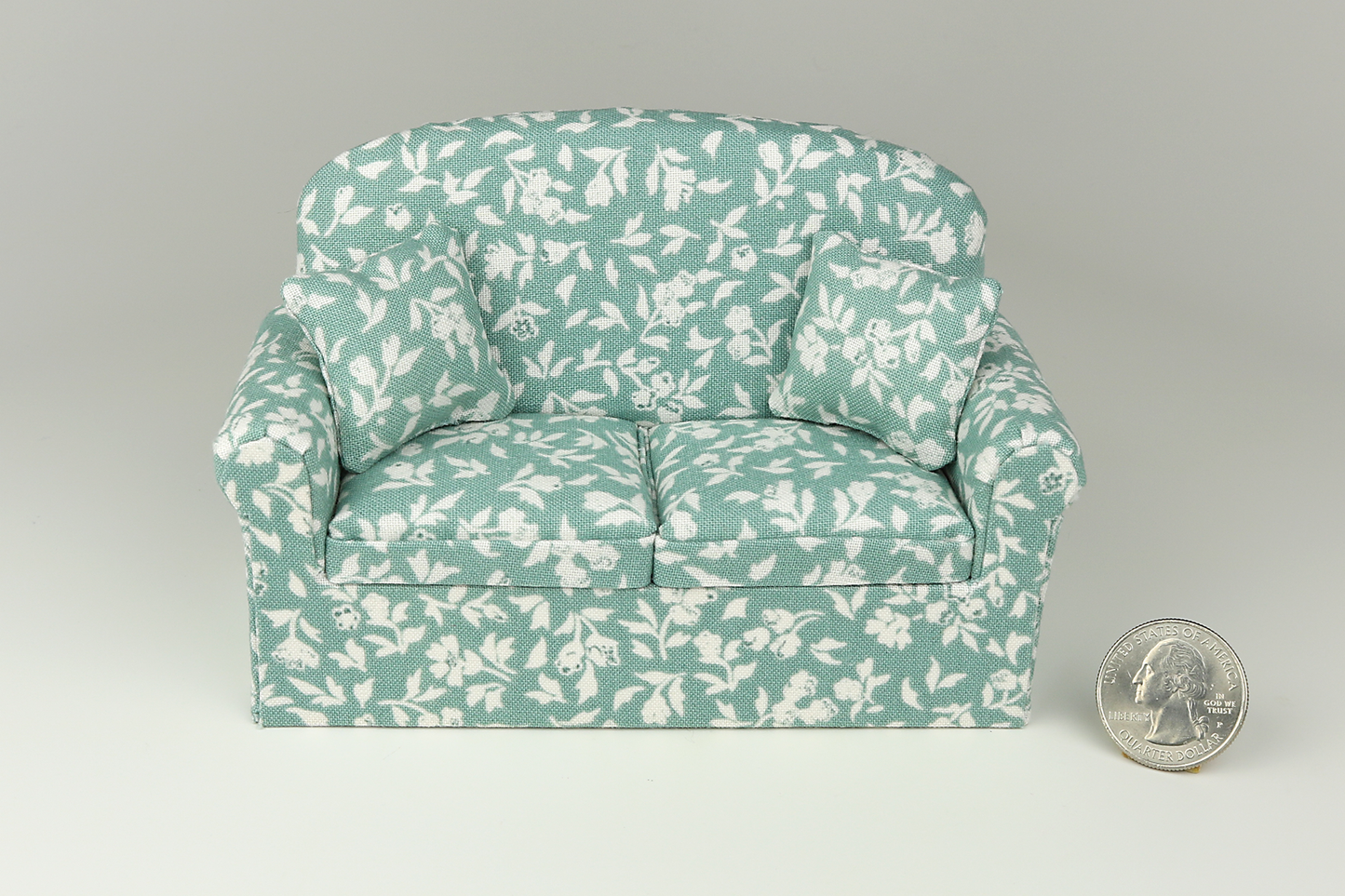 Fresh Springs Blue Loveseat