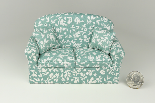 Fresh Springs Blue Loveseat