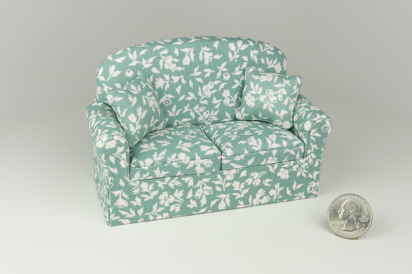 Fresh Springs Blue Loveseat