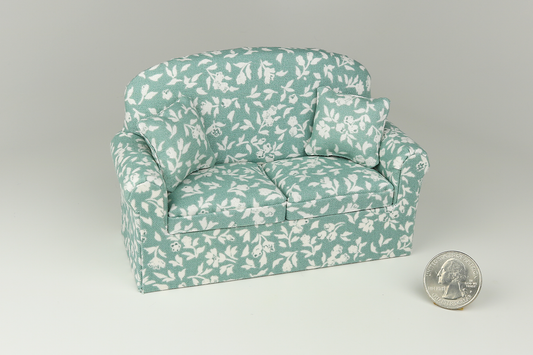 Fresh Springs Blue Loveseat