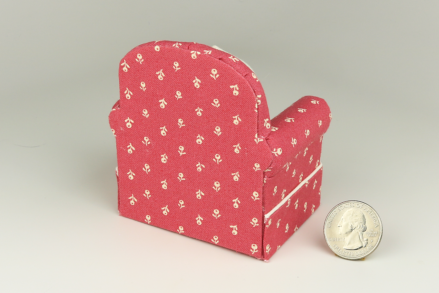 Ivory & Dusty Rose Armchair