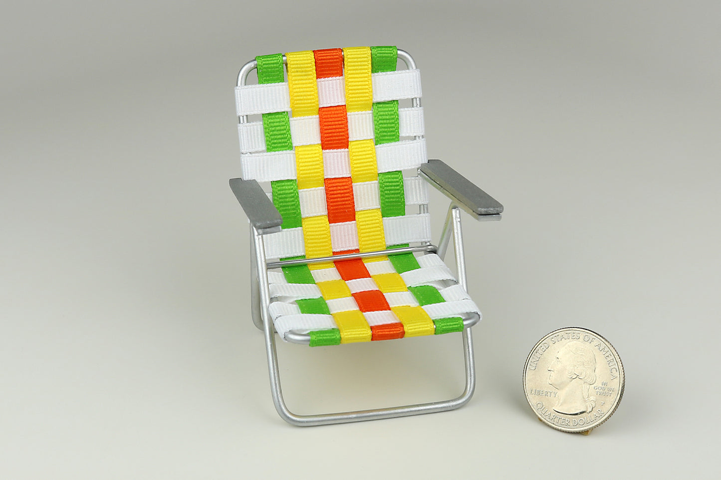 Woven Beach Chair in Citrus