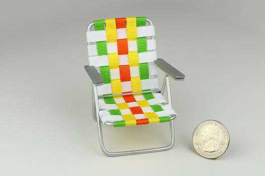 Woven Beach Chair in Citrus