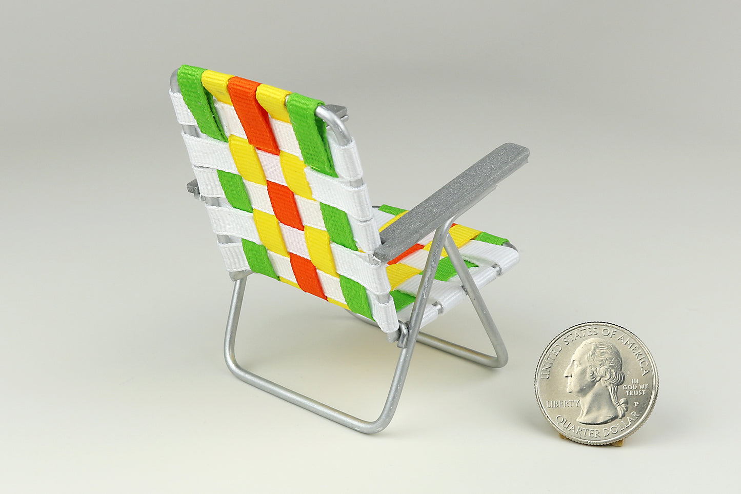 Woven Beach Chair in Citrus