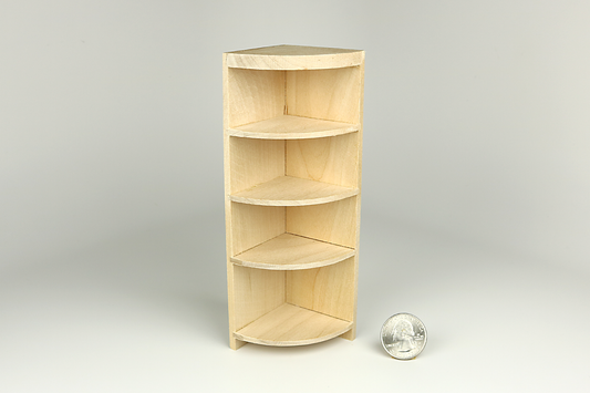 Unpainted Corner Cabinet