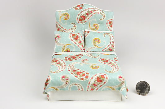 Paisleys of Pale Blue Double Bed