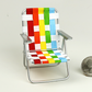 Woven Beach Chair in Rainbow