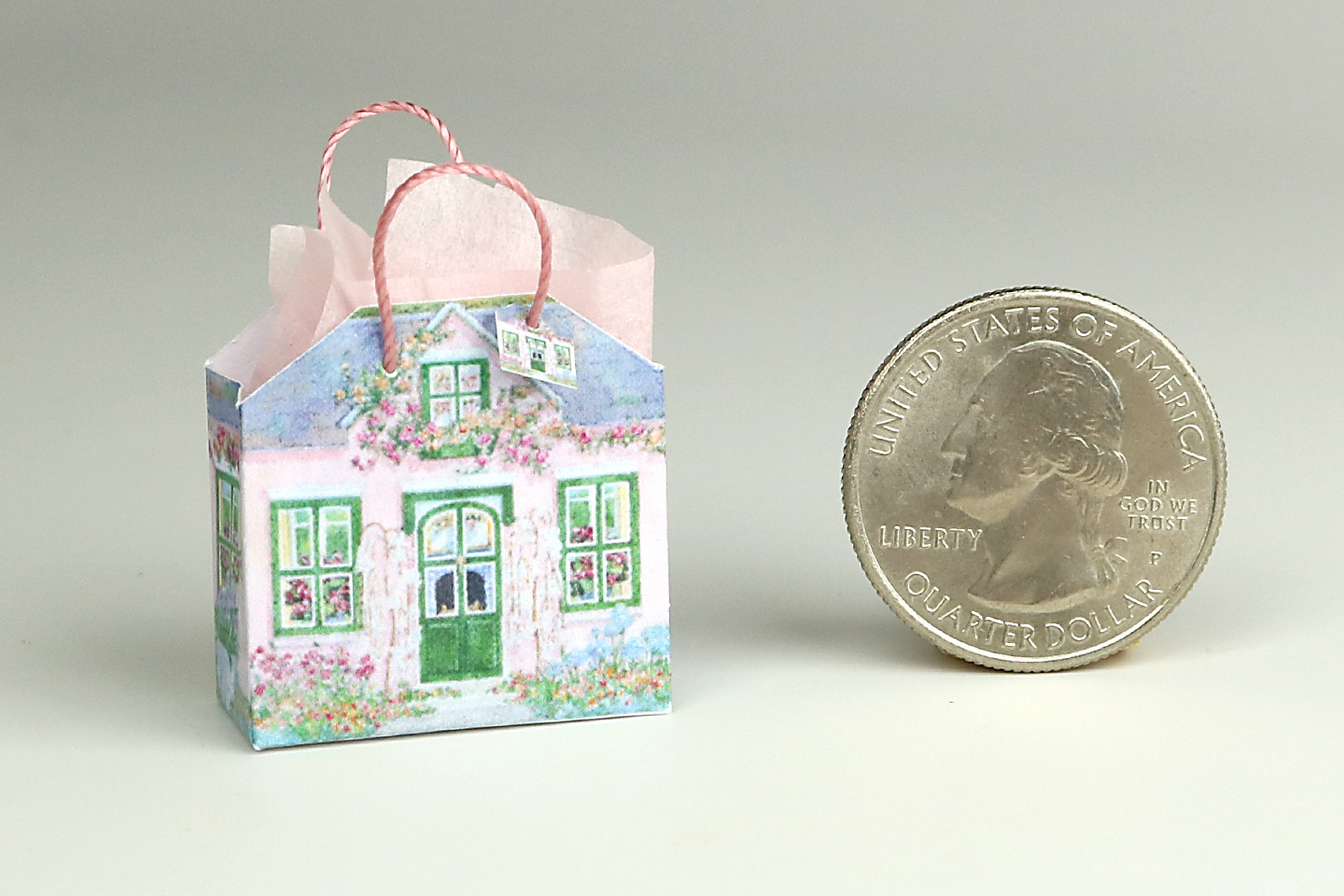 Pink Cottage Gift Bag