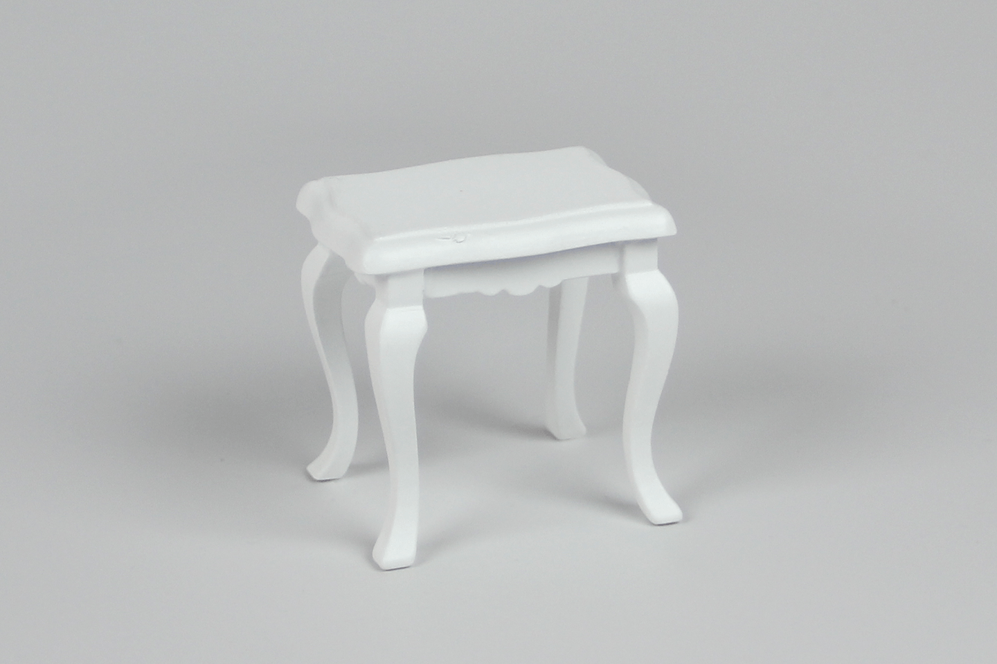 White Four-Legged Side Table
