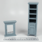 Bathroom Cabinet and Medicine Chest Set in Grey
