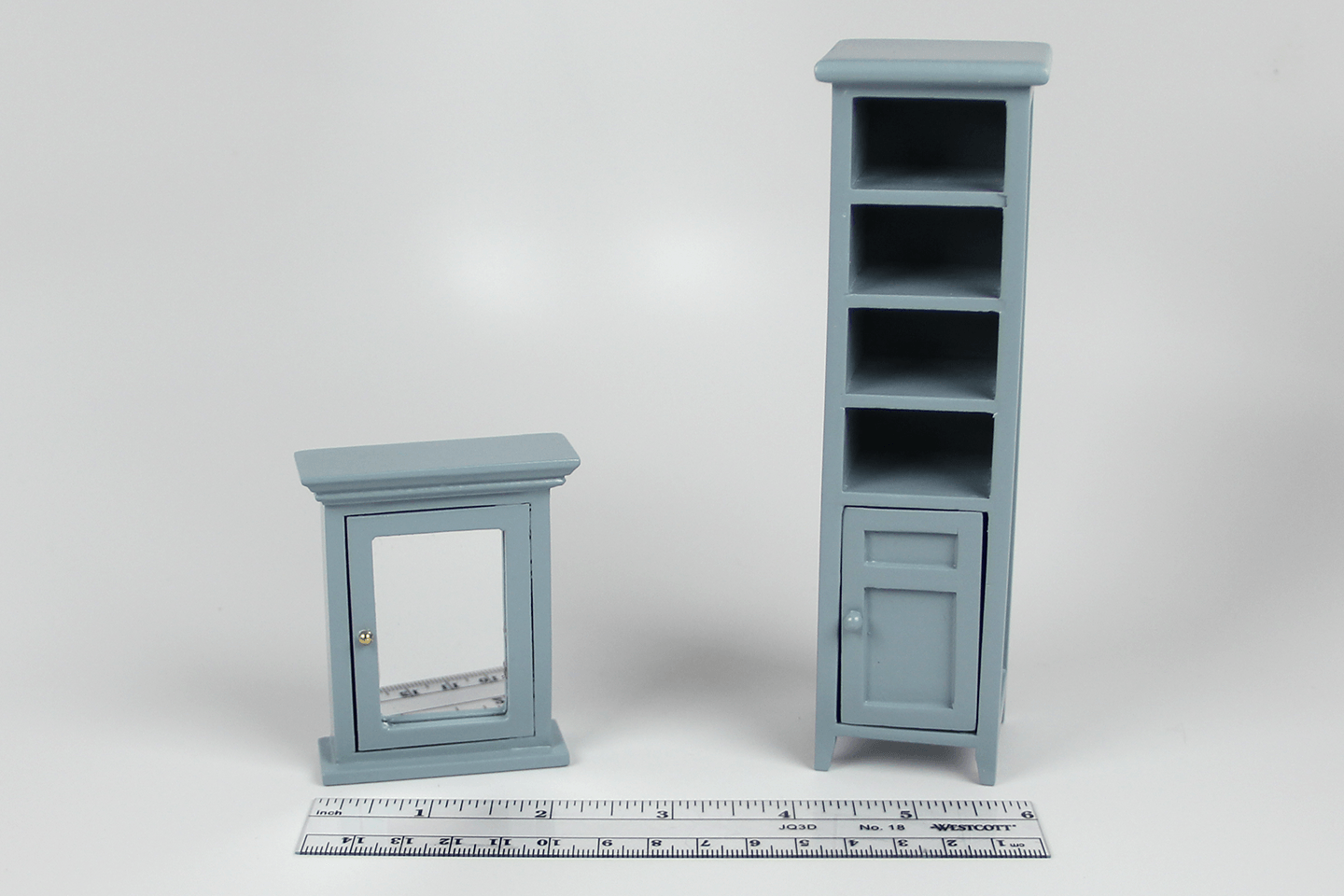 Bathroom Cabinet and Medicine Chest Set in Grey