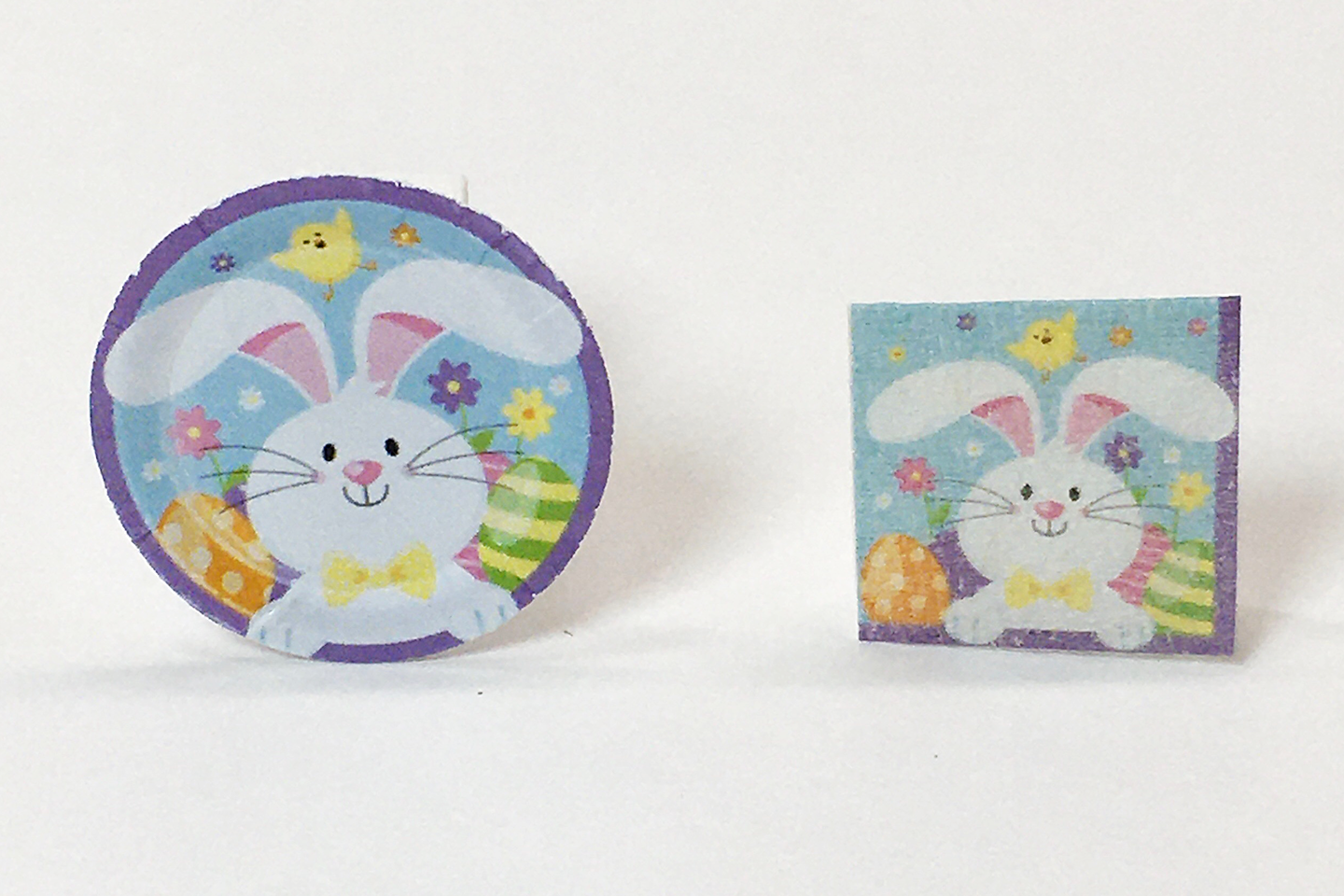 Easter Bunny Paper Plates & Napkins Set