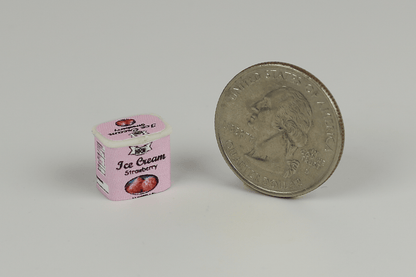 Strawberry Ice Cream Container