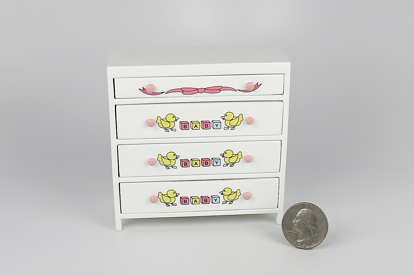 Decorated Nursery Chest of Drawers