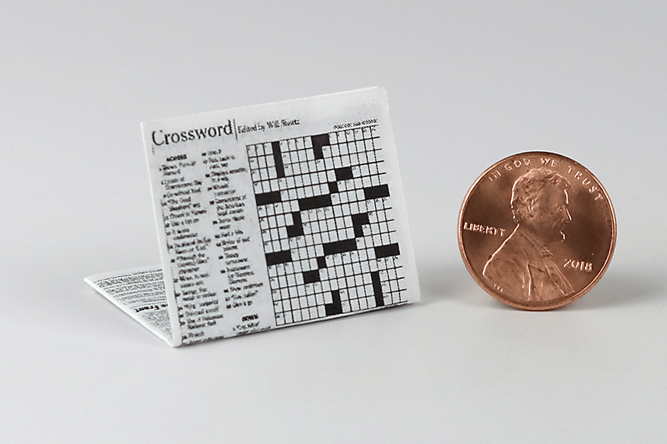 Newspaper Crossword Section