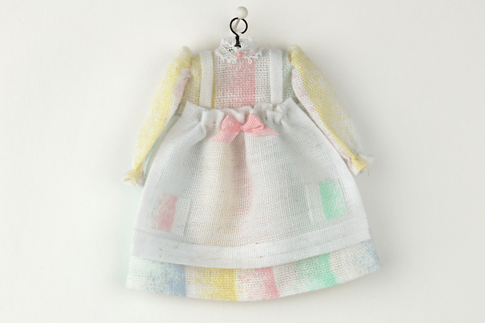 Multicolor Pastel Dress with Pinafore
