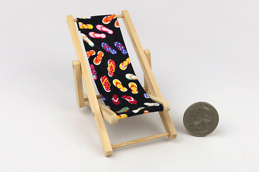 Flip Flops Print Deck Chair