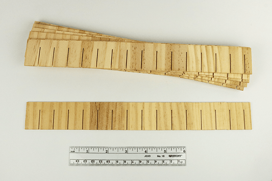 Wooden Shingle Strips 12"