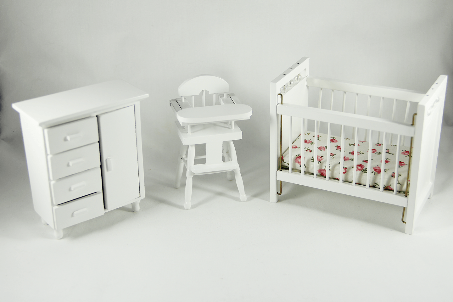 White Nursery Set -  - Dollhouse Alley - 1