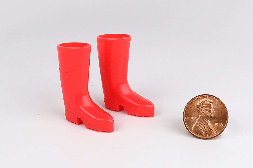 Red Wellington Boots