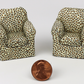 Cheetah Print Armchair (Half Scale)