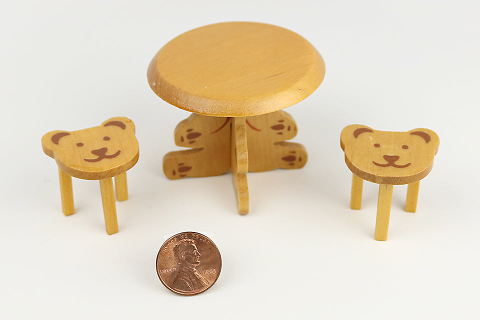 Bear Table and Chairs