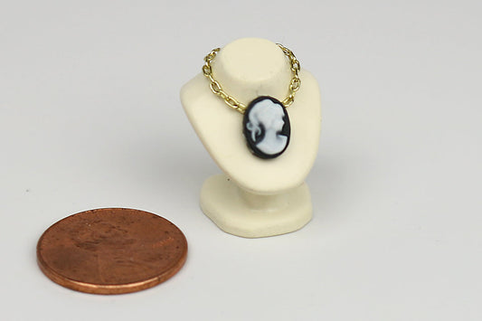 Bust with Cameo Necklace (Ivory)