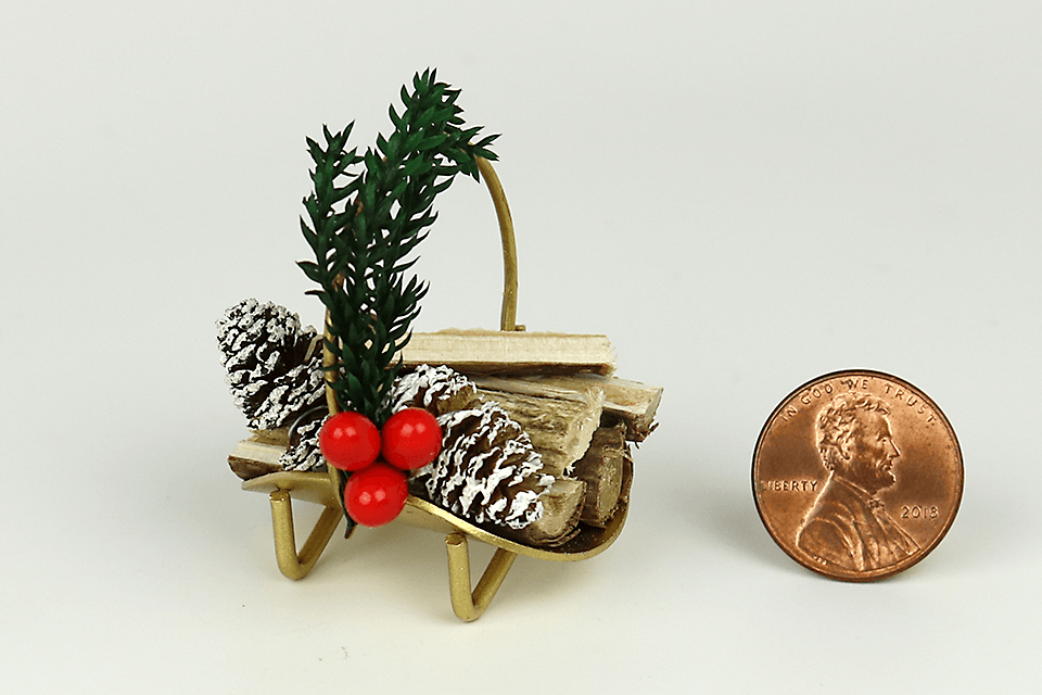 Holiday Brass Log Holder