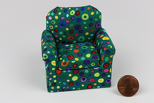 Kaleidoscope of Colors Green Youth Chair