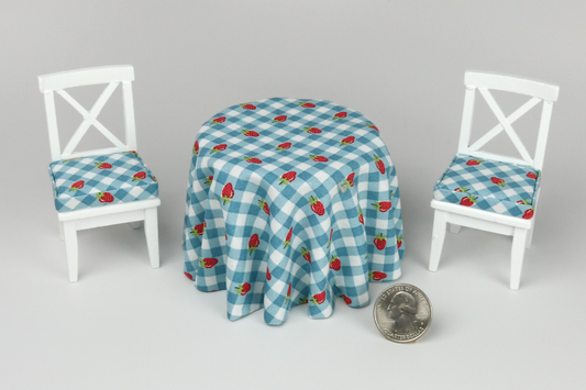 Strawberry Picnic Dining Set in Blue