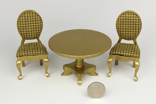 Gold Kitchen Table and Chairs
