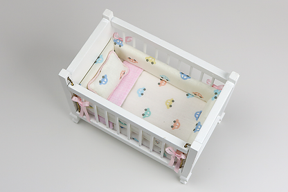 Pastel Traffic Pinks Nursery in White